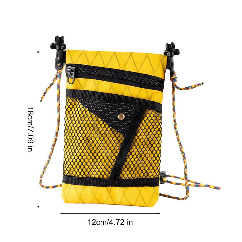 Portable Cell Phone Purse Waterproof Camping Shoulder Pack for Sports Gym Cycling Work Stadium Events School Running