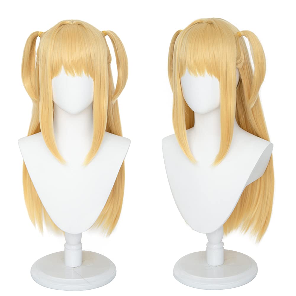 cosplay wig from in a floral leaf color with twin tails and a Includes 3 bonus a dedicated and a memo Heat-resistant "Second Castle," bun. items net,