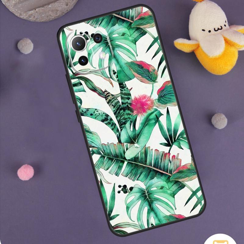 Tropical Paradise Hawaiian Flower Case For POCO X3 X5 X6 M6 Pro F6 F3 F5 M5s Xiaomi 14 13 Ultra 12 Lite 11T 12T 13T Pro Cover