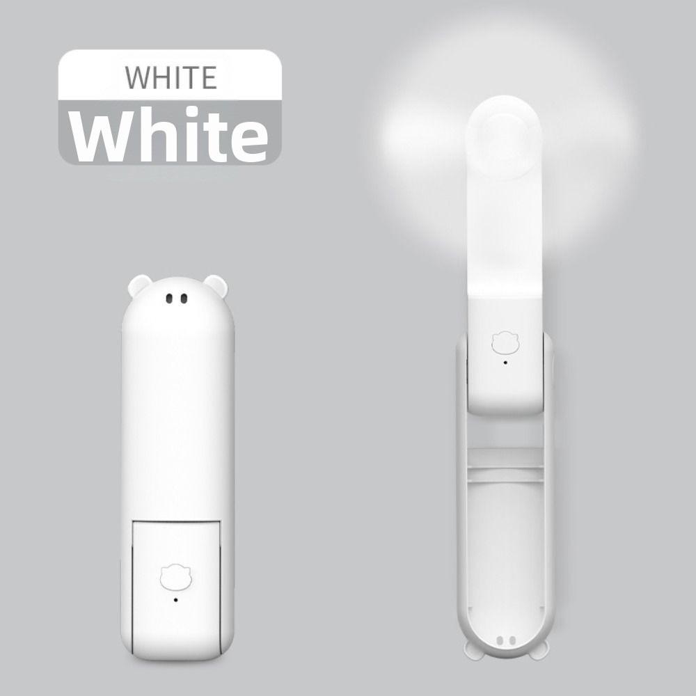 3 IN 1 Handheld Mini Fan USB Rechargeable 1500 MAh Folding Flashlight Fan 3 Gears Lightweight Pocket Silent Fan Summer Outdoor
