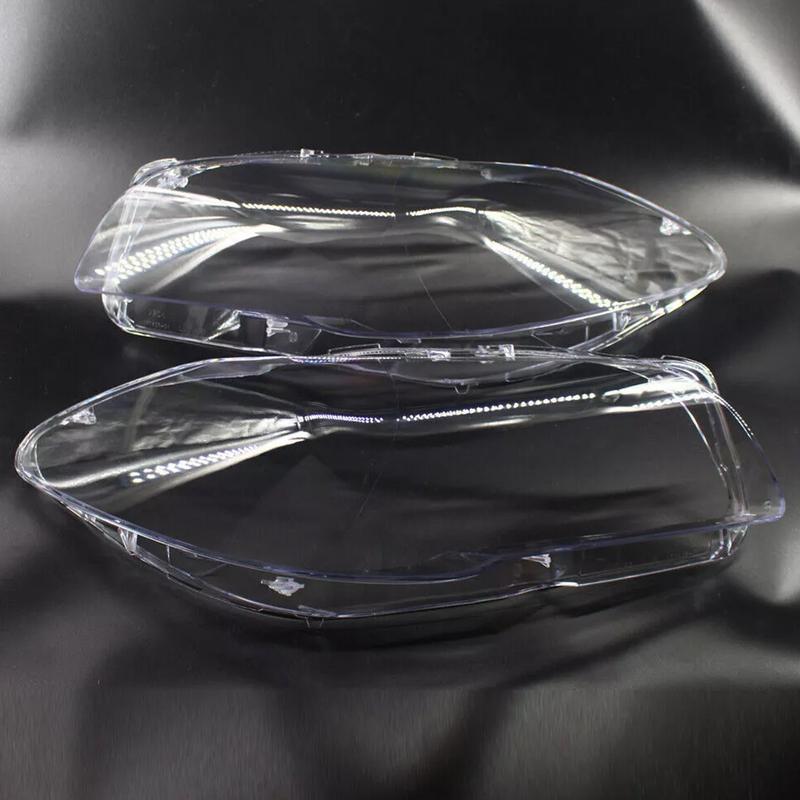 Artudatech 2PCS Front Headlight Lens Cover LampShade L&R For BMW 5 F10 F11 F18 10-13 Car Accessories