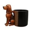 Dachshund Coffee Mug Handcrafted Bulldog Mug Funny Resin Animal Mug Personalized Gift for Dog Lovers