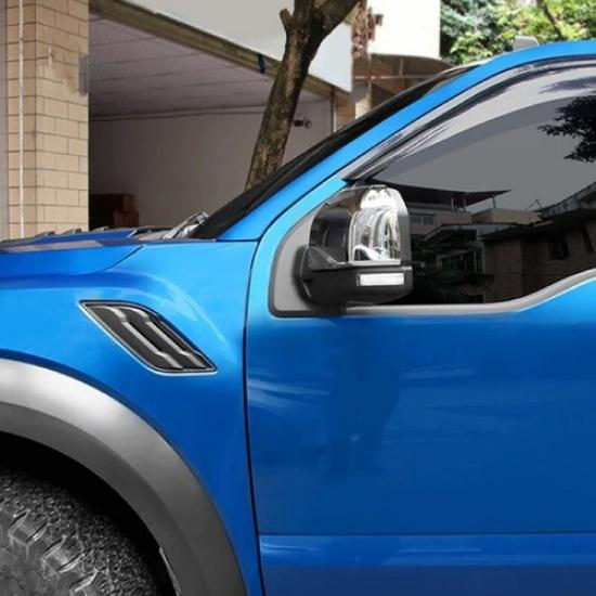 For 2015-2020 Ford F150 F-150 Top Chrome Pair Replacement Mirror Covers Caps