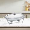 Buffet Food Warmer Stable Round Chafing Dish for Banquet Kitchen Event Party