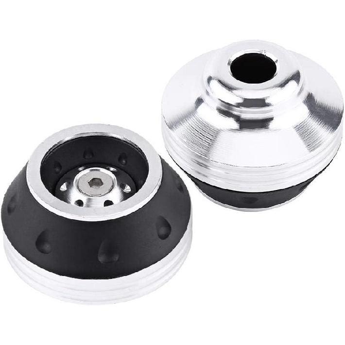 

Anauto Fork Frame Sliders CNC Aluminum Front Fork Frame Sliders Wheel Crash Protector Motorbike Falling Universal for Motorcycles Motorbikes Moped