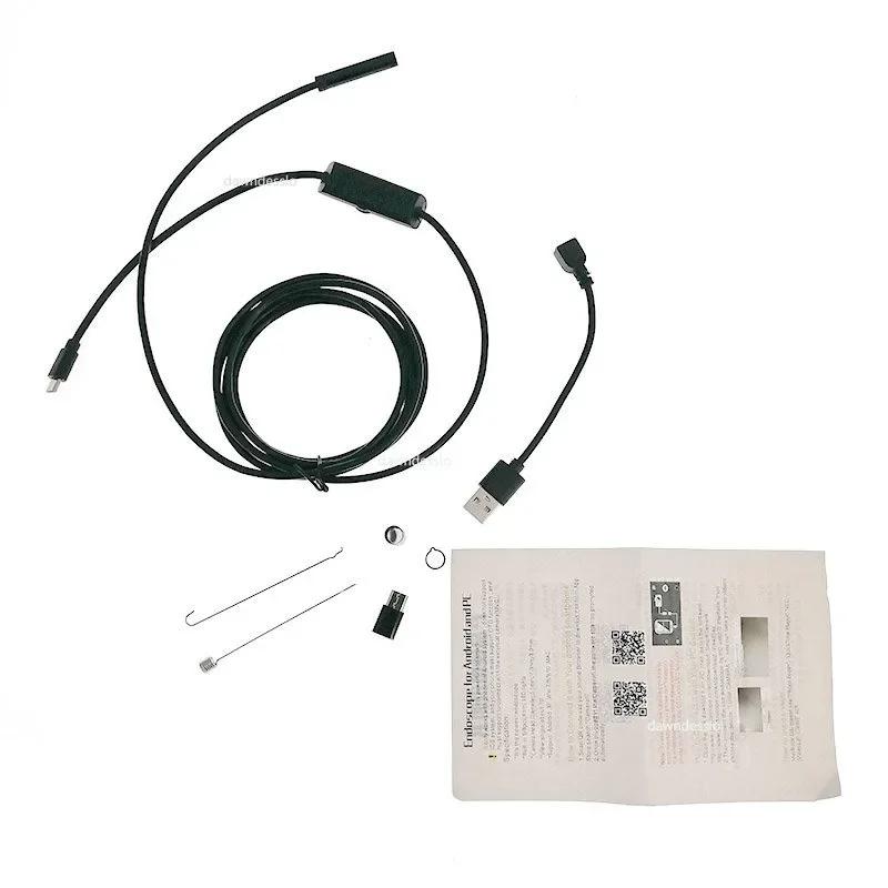 5.5 7MM Android Endoscope 3 In 1 USB/Micro USB/ Borescope Inspection Camera Waterproof for Smartphone Endoscope Camera