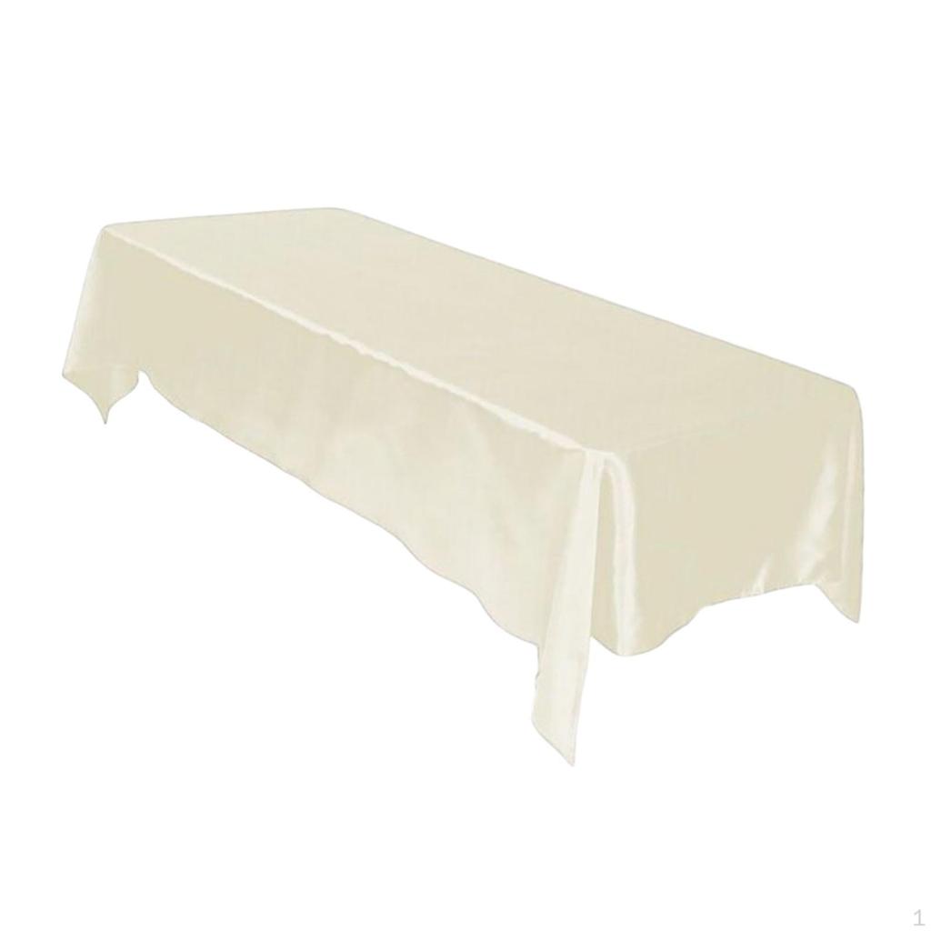 Rectangle Tablecloth Stain and Wrinkle Resistant Washable Polyester Table Cloth, Decorative