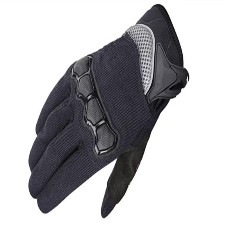 Motorcycle gloves, touchscreen riding gloves, racing locomotive, summer cycling gloves M чёрный