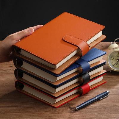 Leather A5 B5 Notebook with Large Capacity & 3.0 Iron Rings