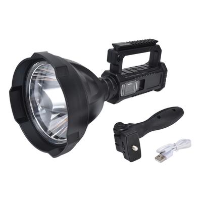 Projecteur LED super lumineux P50 à double source lumineuse, projecteur étanche rechargeable par USB pour