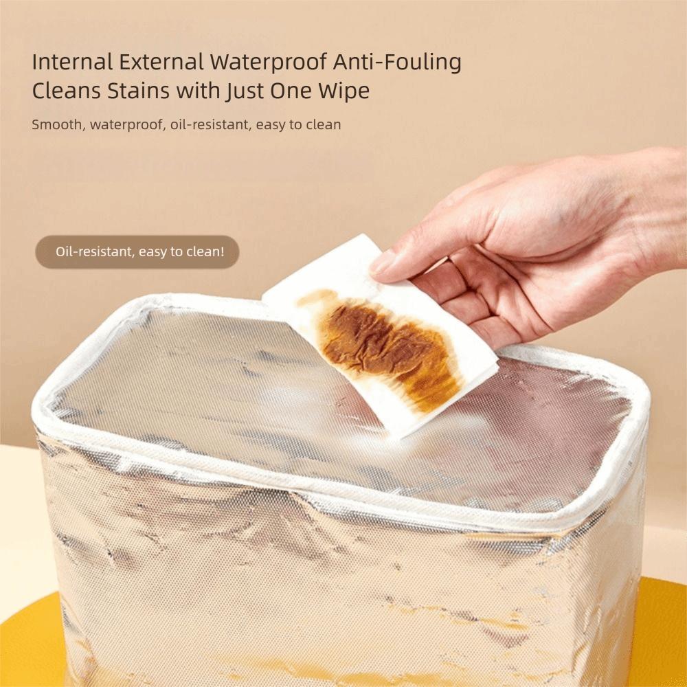 New Portable Insulated Lunch Bag Cute Bear Waterproof Thermal Food Container Bag Large Capacity Cooler Bag for Students Adult