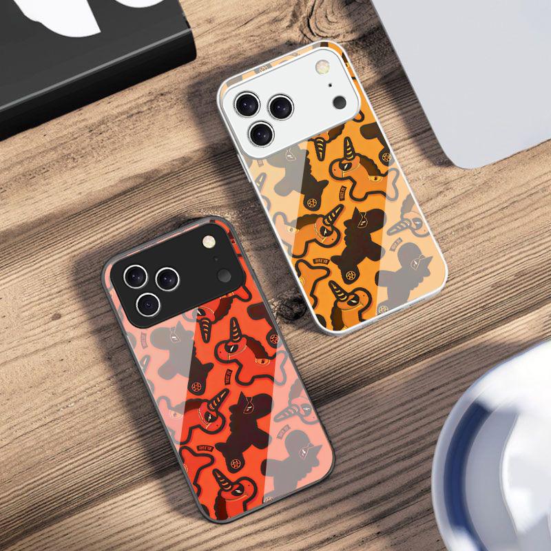 Unicorn cartoon wallpaper For iPhone 17 Air 16 E 15 14 13 Plus 12 mini 11 17 Pro Max XR Xs Max 16E 7 8 Tempered Glass Phone Case