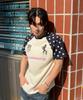 AMOU Always Star Reglan T-Shirts Blue
