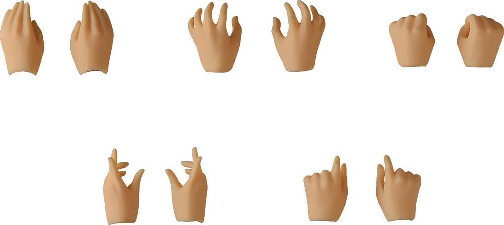 Harmonia Bloom Hand Parts Set Plastic Painted Movable Figure [root/Sunset] Non-scale