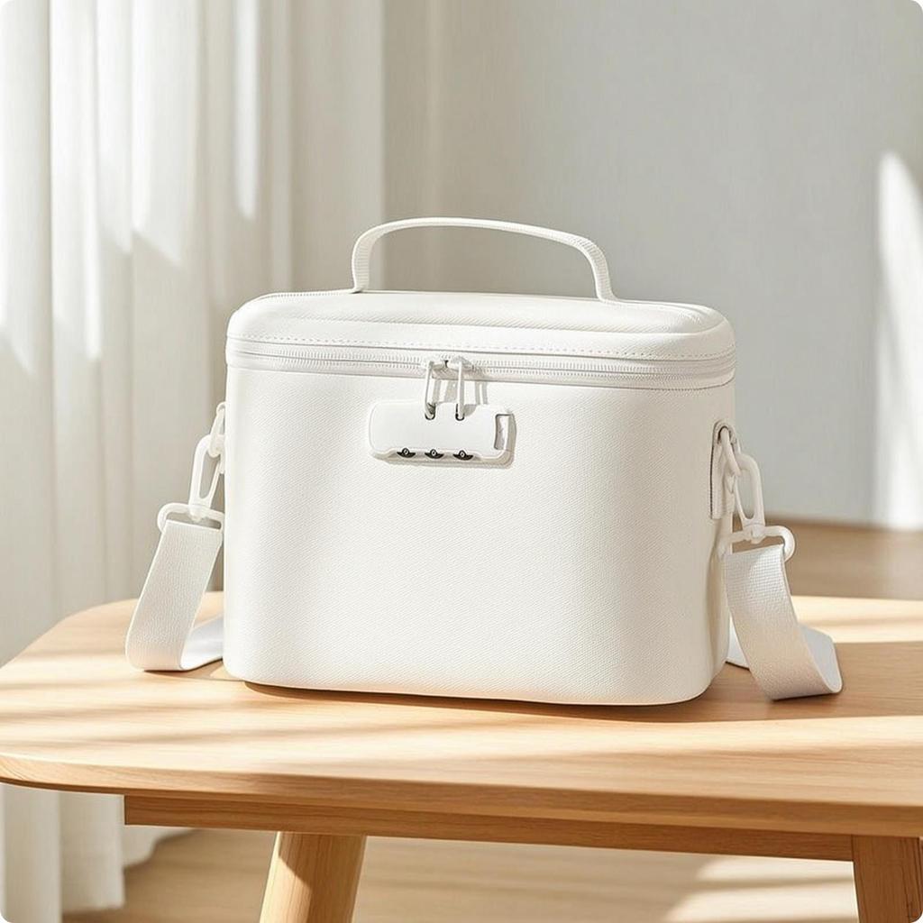 Insulated Meal Carrier Thermal with Shoulder Strap Portable for Office Workers,