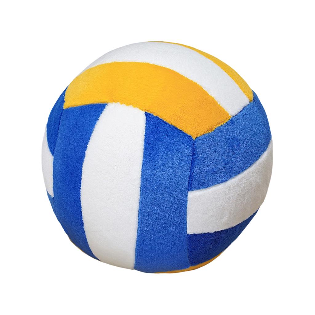 Plush Volleyball Toy Soft Stuffed Ball Doll Simulation Cartoon Design for Kids and Bags Keychain 30cm Decorative Plush Ball