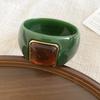 Acrylic square gradual change bracelet fashion personality bracelet design sense niche versatile jewelry women