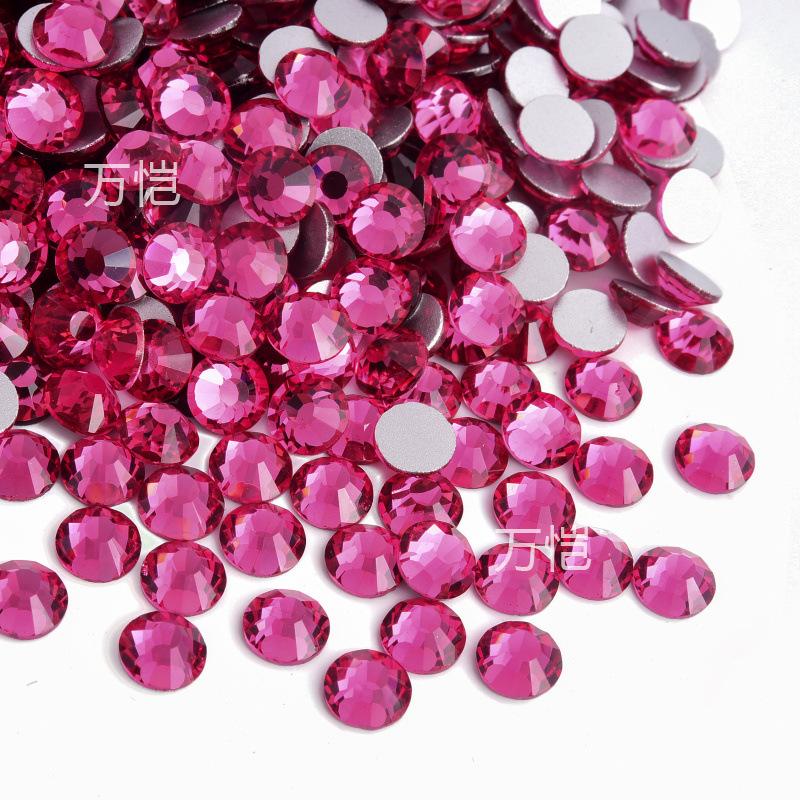 Ss3-Ss16 Mixed Size Flat Bottom Drill, Mobile Phone Case Diy Sticker Diamond Crystal Glass, Creative Nail Art Jewelry Accessories