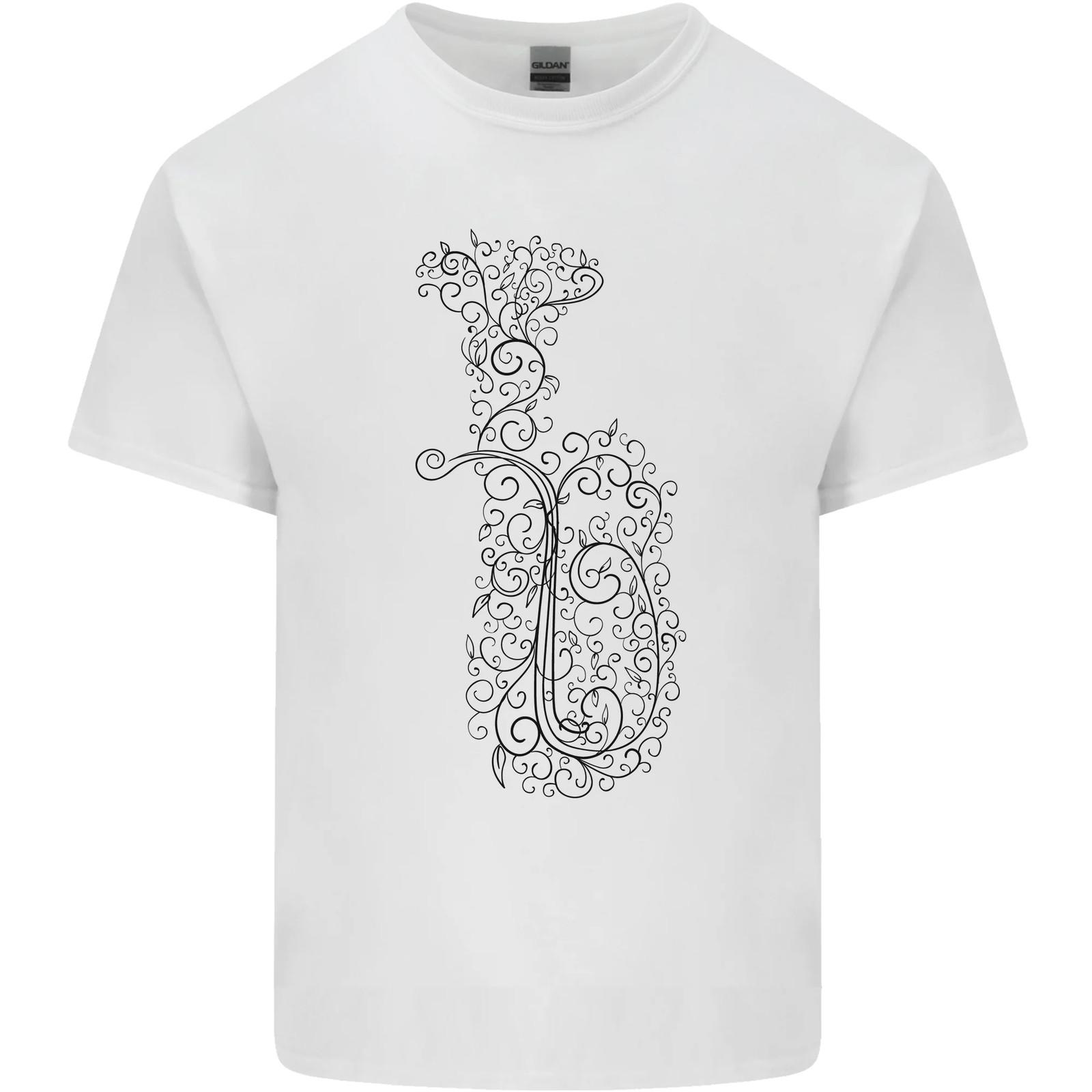 A Tuba Musical Instruments Brass Band Men Cotton Maglietta T-shirt XXXL