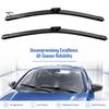Weather Resistant Wiper Blades 2Pcs Windshield for Dacia Sandero III 2020-2023, 16/24 Replacement Wipers Inch Beamless Quiet Durable Front Wipers,