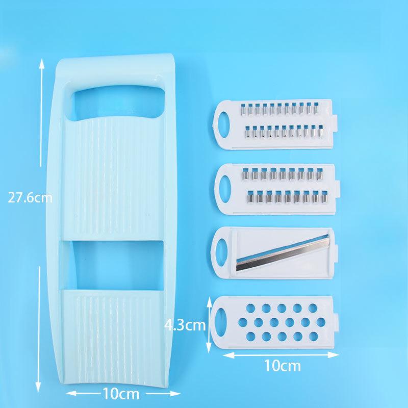 8 IN 1 Potato Shredding Machine Slicing Chopper Chopping Vegetable Home Kitchen Multi Functional Radish Scraper Rough Planer