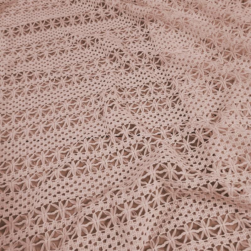 1 Yards Polyester Cotton Blend Openwork Crochet Knit Fabric For Sewing Women Cardigans Tablecloth Upholstery Crafts Material