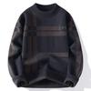 Hot Sale Winter New Fashion Thickened Semi-Turtleneck Men's Knitwear Thread