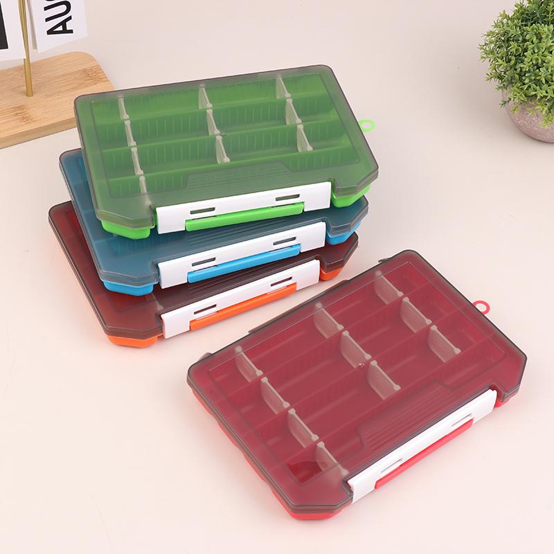 Single Layer Fishing Gear Box Portable Lure Box Fake Bait Soft Bait Box Accessories Box Supplies Parts Storage Box Tool Box