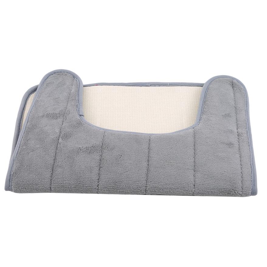 Soft U-Shaped Bathroom Rug Memory Foam Non Slip Water Absorption Toilet Bath Mat Home Decor Accessories