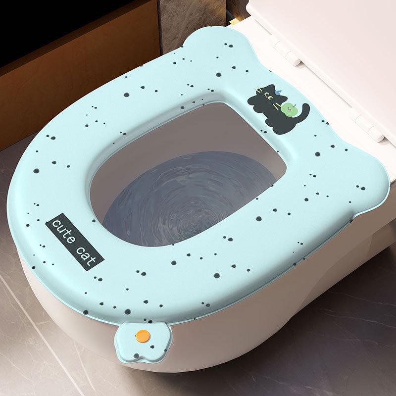 Universal Waterproof Toilet Seat Cover 2026 - Thickened, All-Season Pad for Home Use
