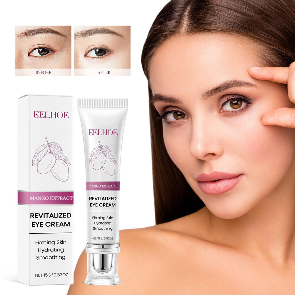 Mango Eye Cream Anti-Wrinkle Fine Lines Firming Hydrating Eye Area Care for Dark Circles Puffiness