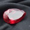 Ring Size 21.40 Carat Natural Red Ruby CERTIFIED Pear Cut Loose Gemstone