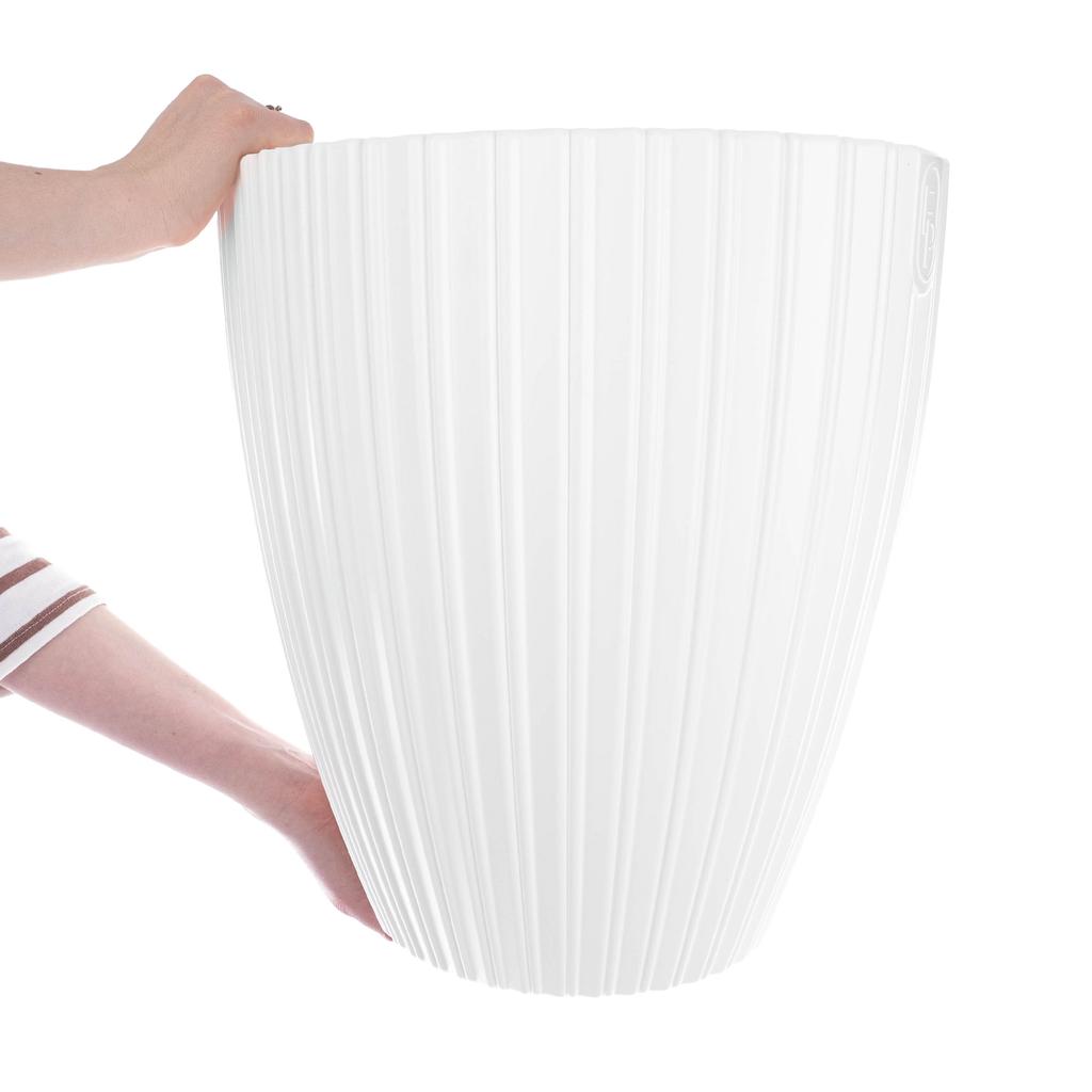 KADAX Flower Pot Planter 30cm Cover with Insert Flower Stand Plastic