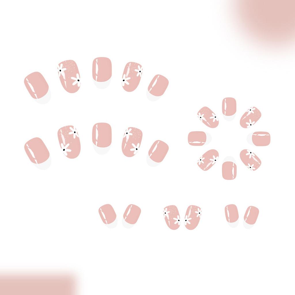 24 szt. Eleganckie francuskie brokatowe paznokcie do wciskania na imprezy, wydarzenia, do noszenia na co dzień, trwały plastik, eleganckie paznokcie sztuczne na imprezę