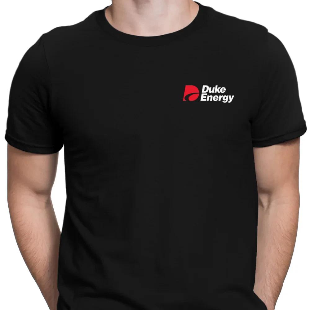 Duke Energy Logo T-Shirt Black Cotton Tee Racing Style Fan Gift M