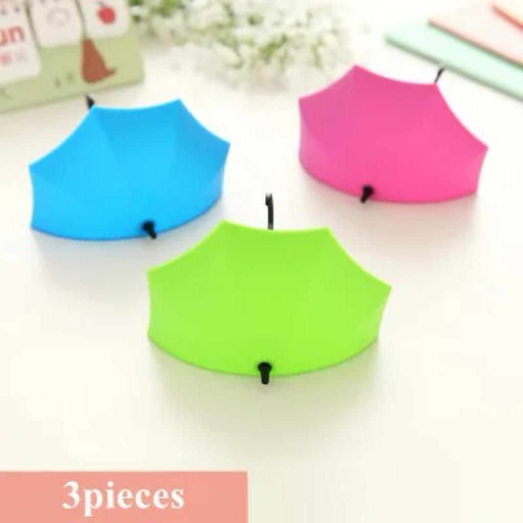 Autocolant adeziv de perete pentru baie Cârlig pentru decorațiuni pentru bucătărie Creativ în formă de umbrelă Umeraș pentru chei Suport drăguț pentru geantă Sufragerie Decor pentru casă