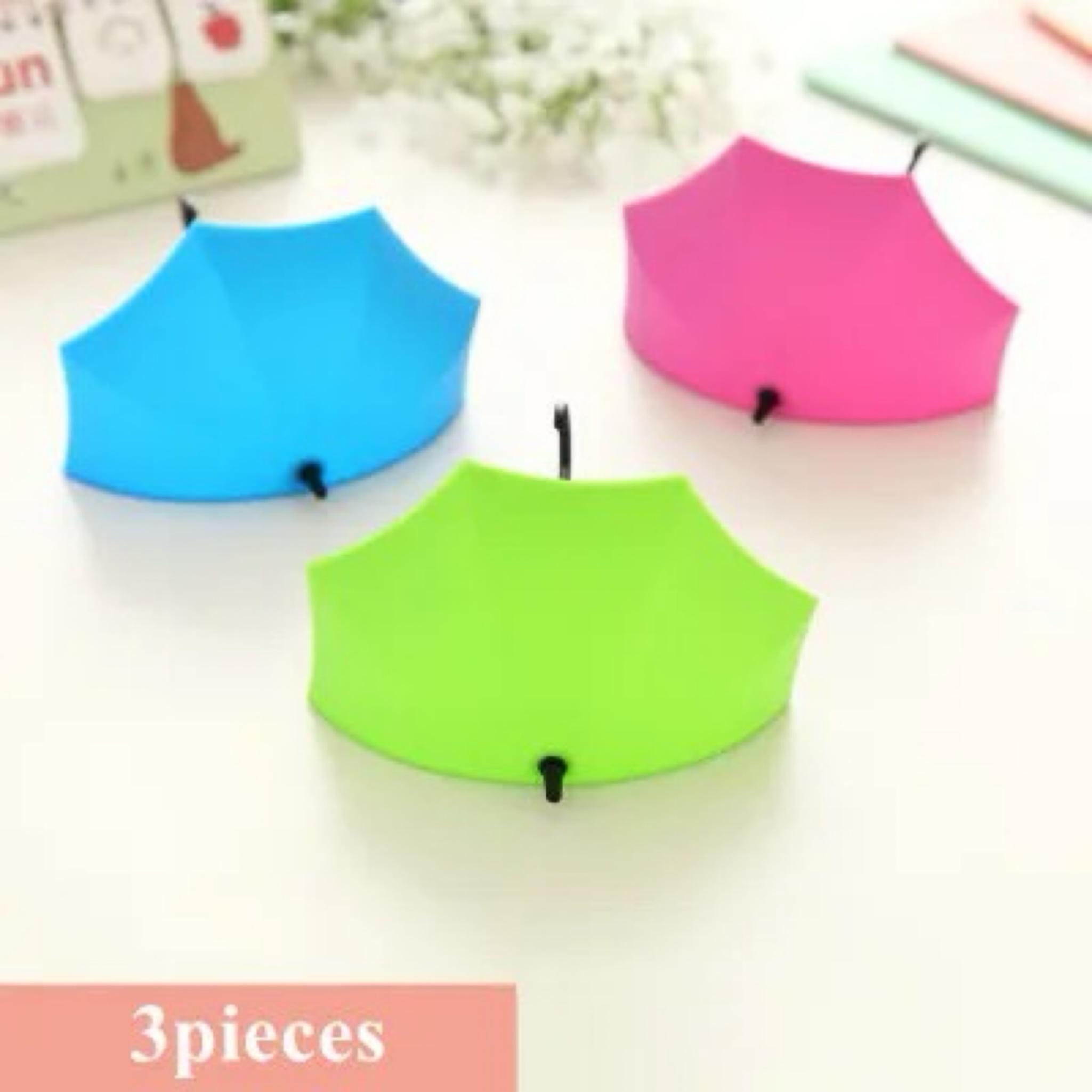 

Клейка наклейка на стіну для ванної кімнати Гачок для кухонного декору Творча вішалка для ключів у формі парасольки Милий тримач для сумки Вітальня Прикраса дому