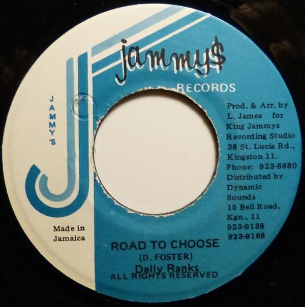 

7inch Record DELLY RANKS Road To Choose NONE Jammys Records Jamaica Reggae Ska Dub Used