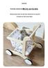 Korean-Style Wooden Role-Playing Dollhouse: Shopping Supermarket with Small Trolley and Walker Aid - Perfect Parent-Child Toy for Boys and Girls