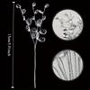 Acrylic Bead Flower Stems with Crystal Drops Versatile Beaded Twig Picks for Wedding Decor and Craft Jewelry Flower Charms
