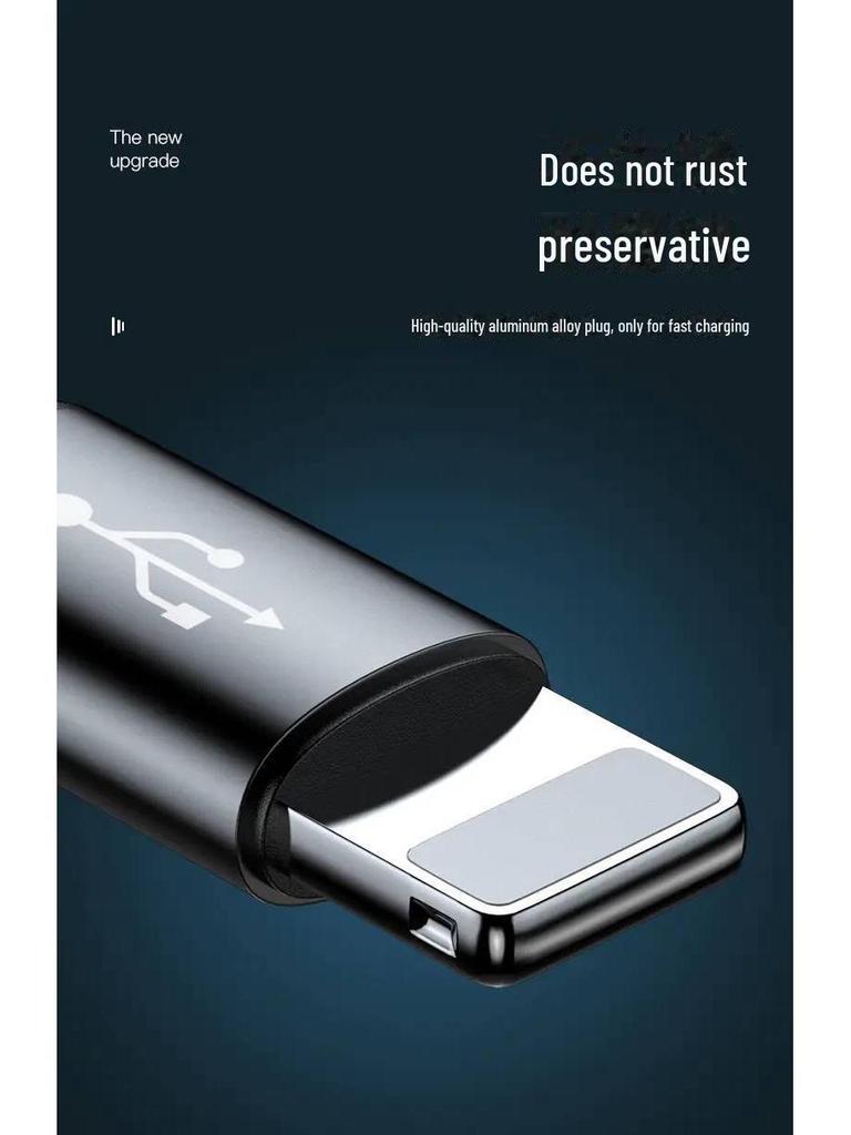 PISEN 3-in-1 Braided Fast Charging Cable for Apple and Huawei Devices