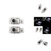 Car Led 2pcs Door Step Welcome Projector Courtesy Shadow Light For Cadillac