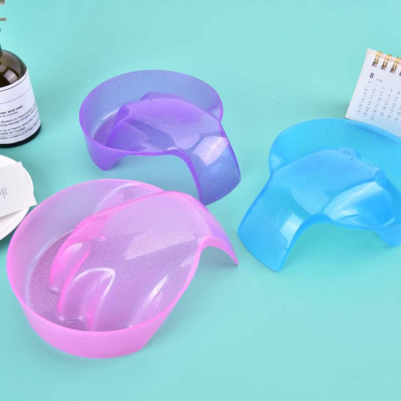 Nail Art Hand Wash Remover Soak Bowl Diy Salon Spa Bath Palm Rest Nail Supplies