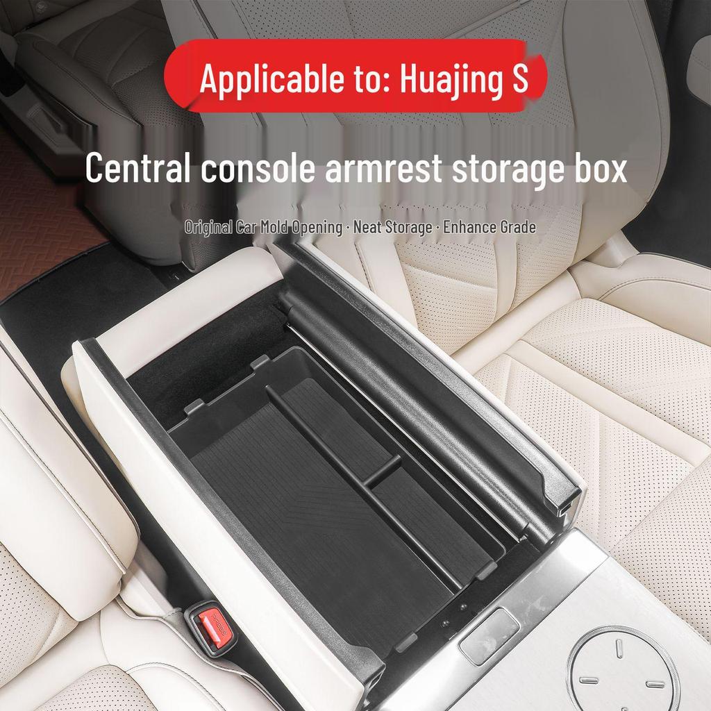 Baojun Huajing S Center Console Rear & Under Armrest Storage Box