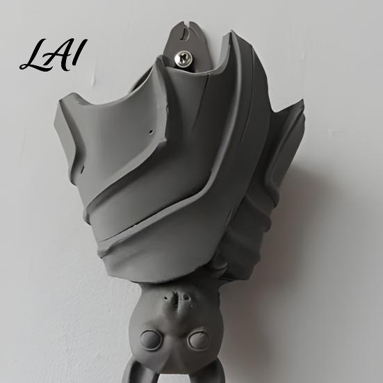 Halloween Plant Container Bat Resin Pot Hanger Gothic Hanging Flower for Garden Theme Decoration Decoration 3D Printed Weatherproof Succulents