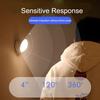 360 Rotated LED Night Light USB Charging Round Wall Lamps Intelligent Human Induction Creative Motion Sensor Light