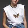 10 Pieces Heat Transfer Patterns Iron-on T-Shirt Printing Decorative Stickers Sheets Fabric Making Sewing Supplies