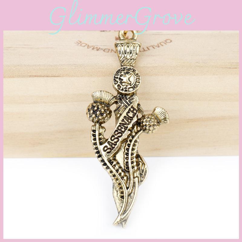 Outlander Sassenach Pendant Necklace With Alloy Craft For Gift Or Travel Souvenir