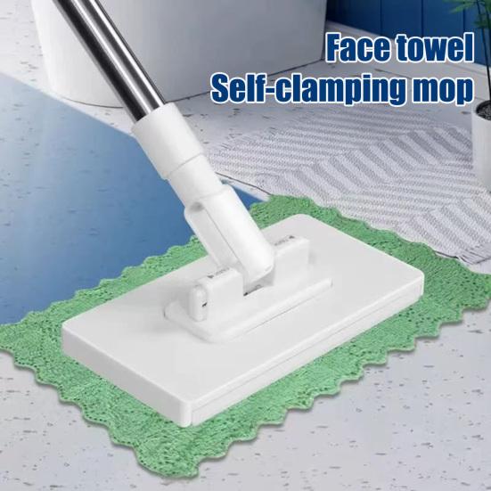 Mini Portable Flat Mop Compact Size Lightweight RV Mop Home Kitchen Bathroom Small Space Cleaning Tool