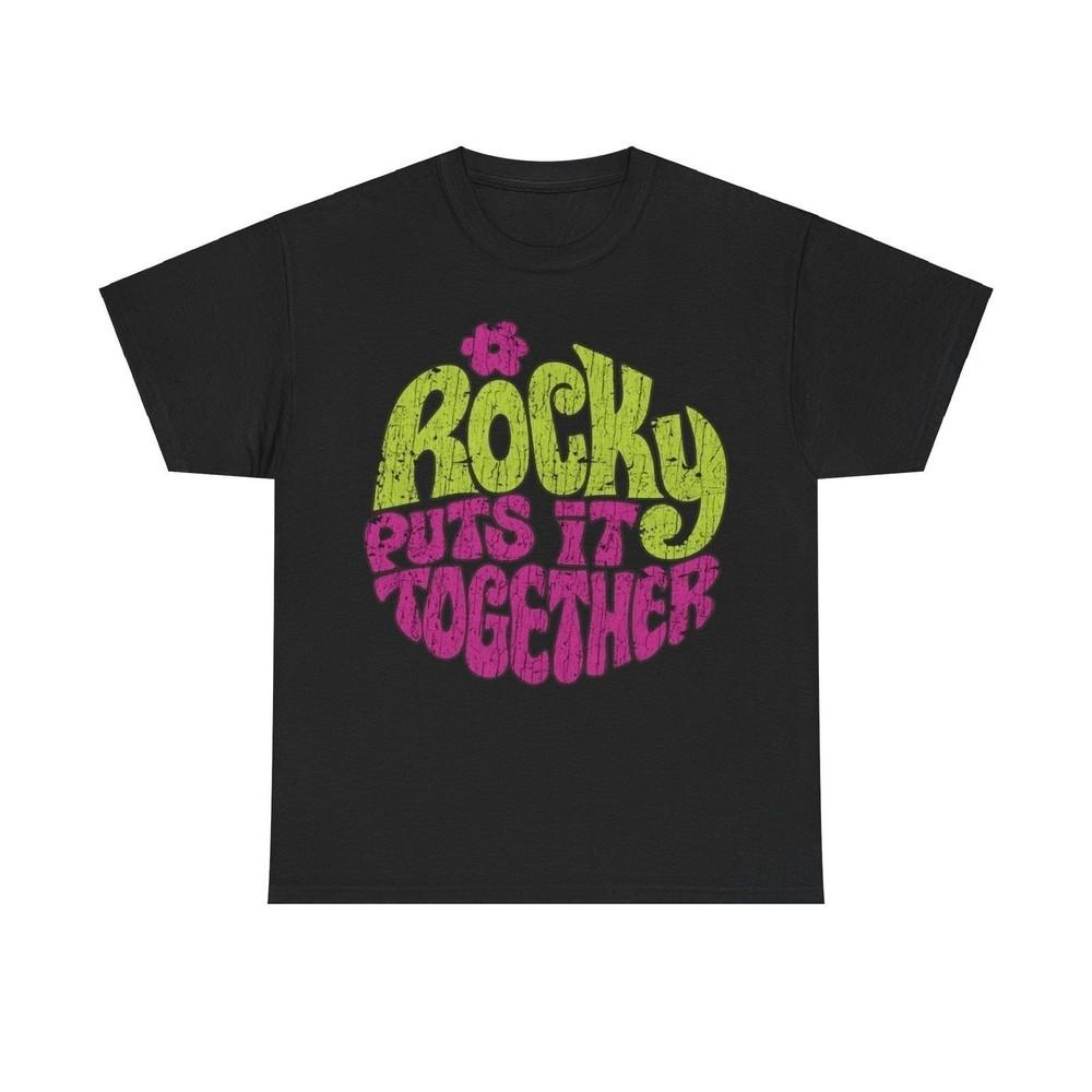 

Rocky Puts It Together 1970 TV Show Nostalgic T-shirt XL